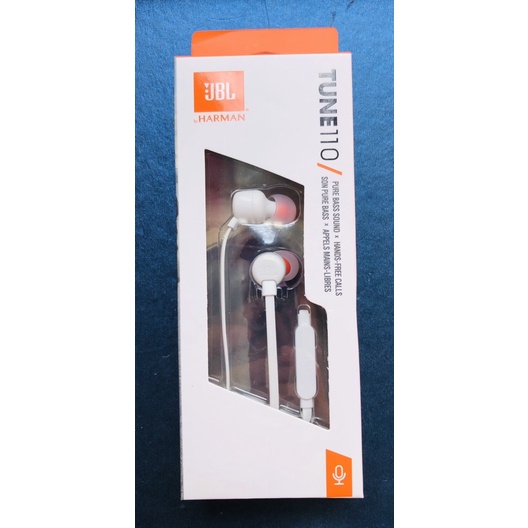 Tai nghe nhét tai EP JBL Tune 110 Chính Hãng