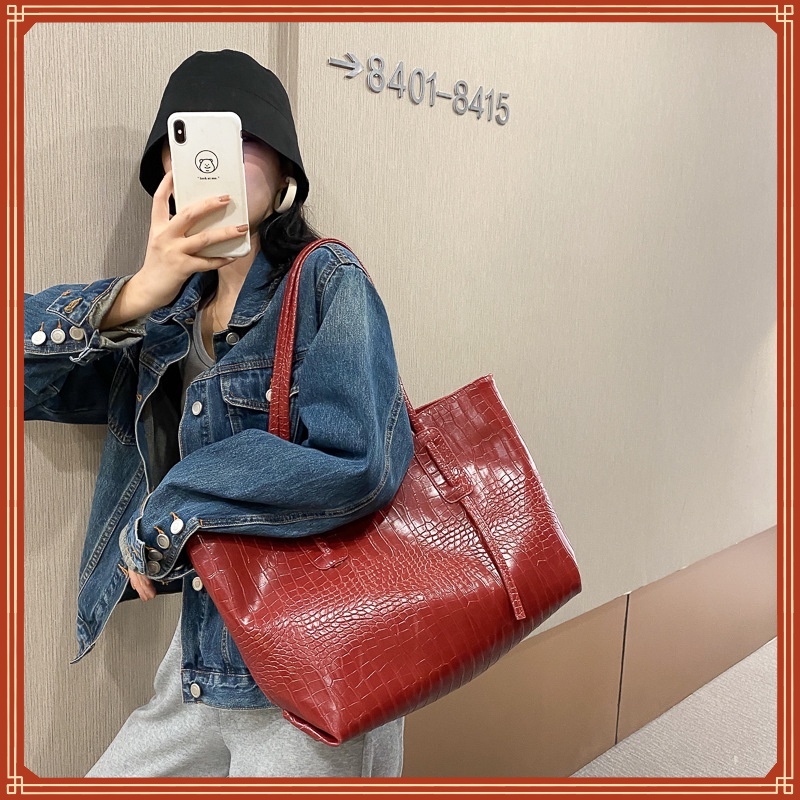 M97-Túi Xách Cỡ Lớn Thiết Kế Đơn Giản Thời Trang Cho Nữ Phù hợp với máy tính xách tay 15 inch  14 inch 13 inch Phù hợp với môi trường làm việc văn phòng