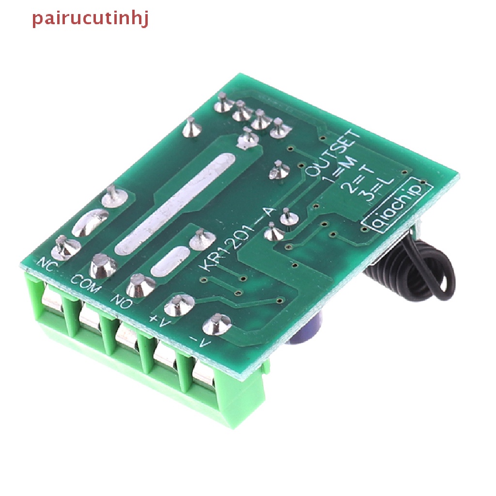 Cặp Rơ Le Điều Khiển Từ Xa Không Dây RF 1 Kênh 433MHz