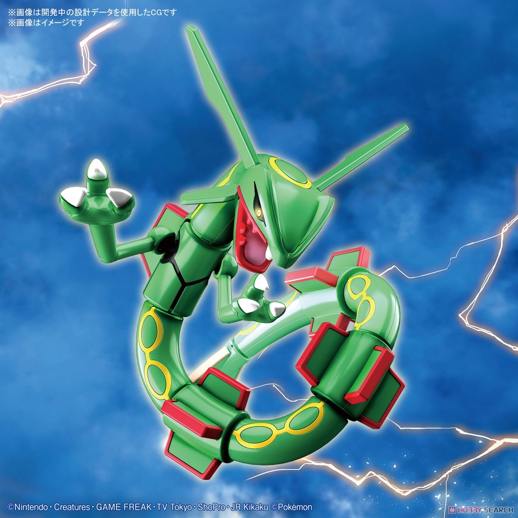 Mô hình lắp ráp Bandai Pokepla Pokemon Rayquaza