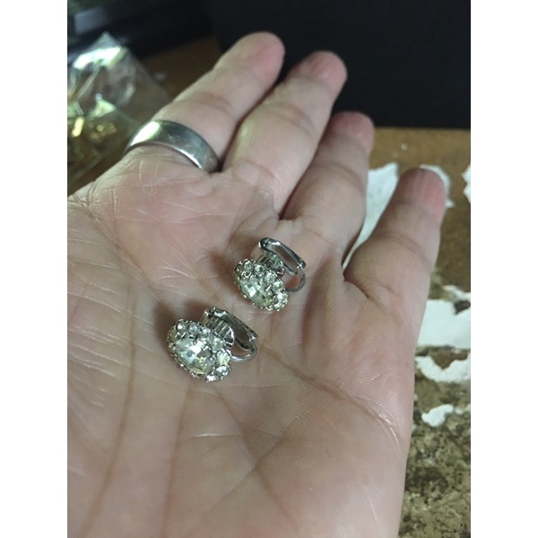 Hoa tai kẹp kiểu dáng vintage si tuyển Nhật