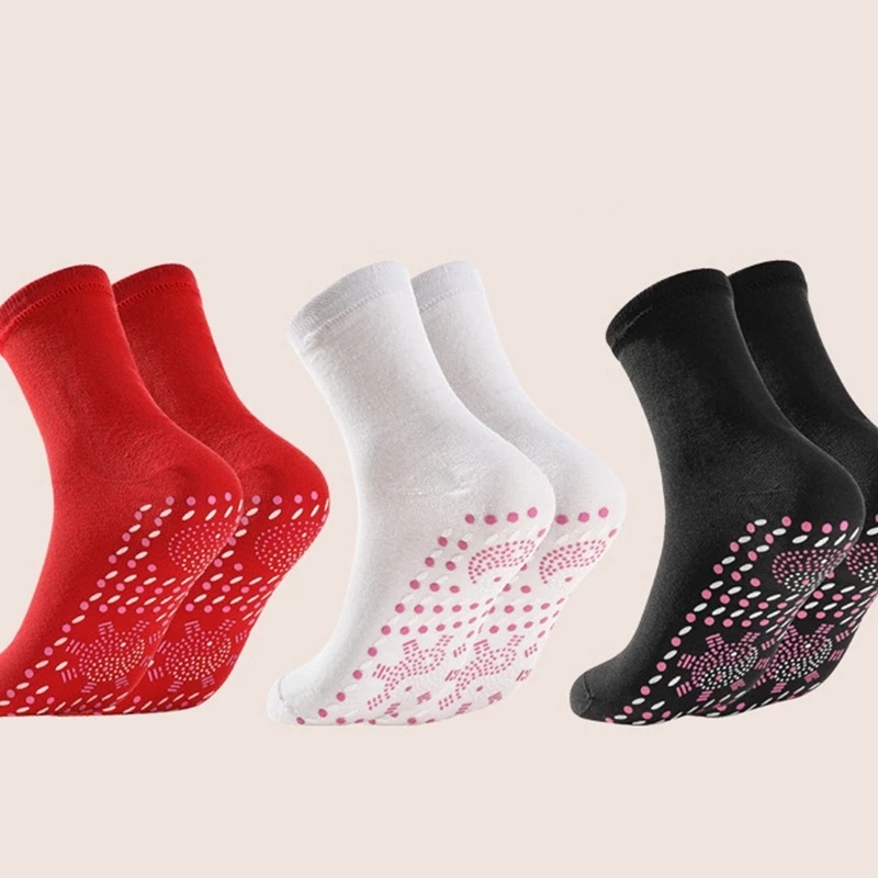 1 Đôi Tất Thể Thao Dài Bằng Cotton Mềm Mại Thoải Mái Giữ Ấm Mùa Đông Cho Nam Nữ