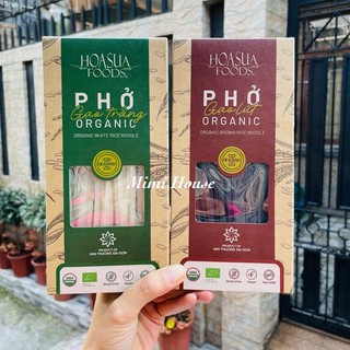 Phở gạo trắng, phở gạo lứt hữu cơ Hoa Sữa 250g