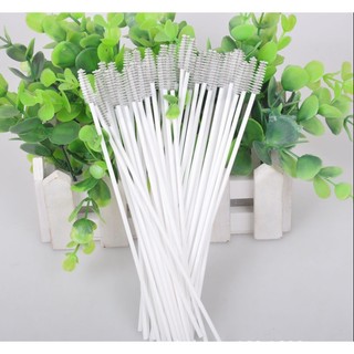 Cọ rửa ống hút bình nước, đầu núm ty bình sữa cho bé, cọ rửa ống hút - cọ rửa bằng thép không gỉ, bằng nhựa.