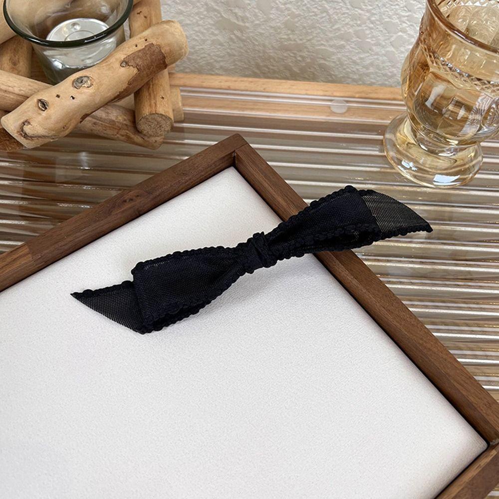 IVORY Kẹp Tóc Nơ Vải Phong Cách Hàn Quốc Đáng Yêu Dành Cho Nữ