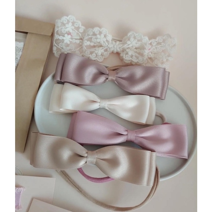 Turban nơ xinh cho bé