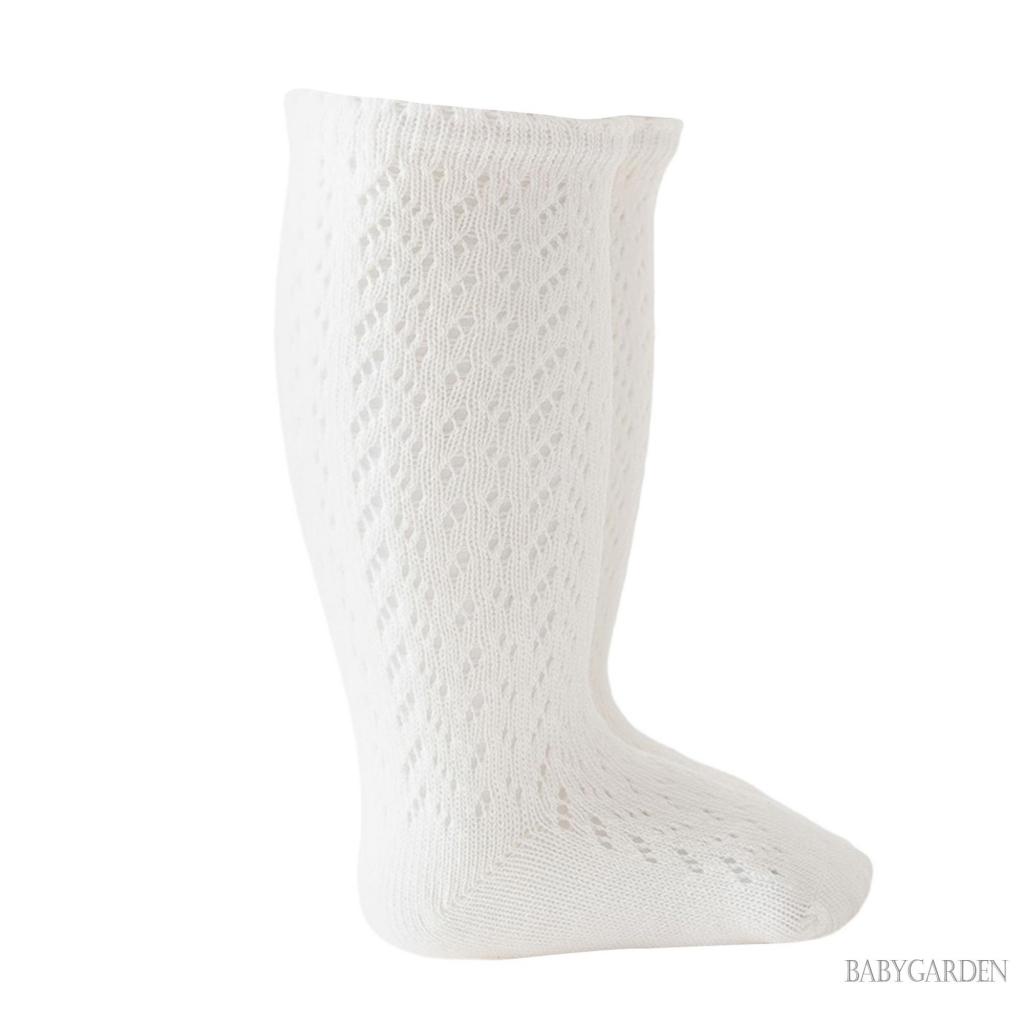 Vớ Dài Màu Trơn Mềm Mại Co Giãn Dành Cho Bé 0-24 Tháng Tuổi