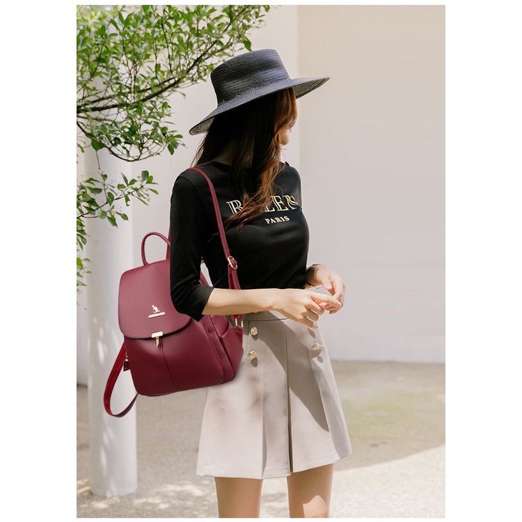 Ba Lô Da Mềm Thời Trang Cho Nữ