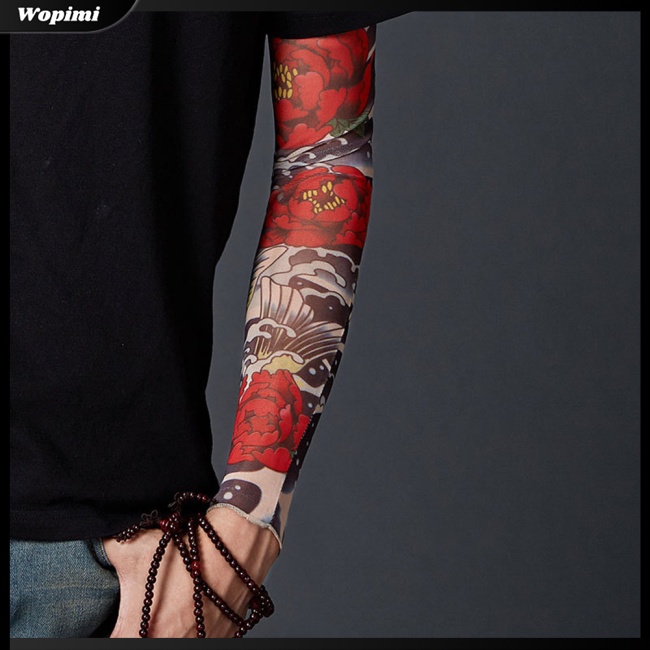 Mf Găng Cánh Tay Chống Nắng Tia Uv Thoáng Khí Hình Xăm Dành Cho Chạy Bộ Câu Cá /