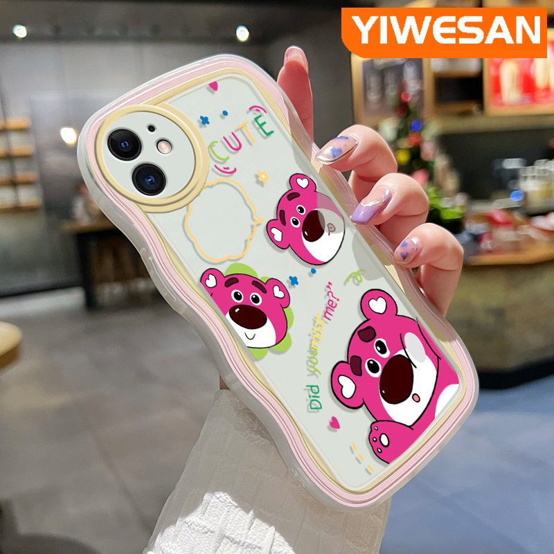 Ốp Điện Thoại Viền Gợn Sóng Hình Gấu / Dâu Tây Nhiều Màu Cho Samsung galaxy A12 4G A12 5G F12 M12 F23 5G F13 M13 Quantum 2