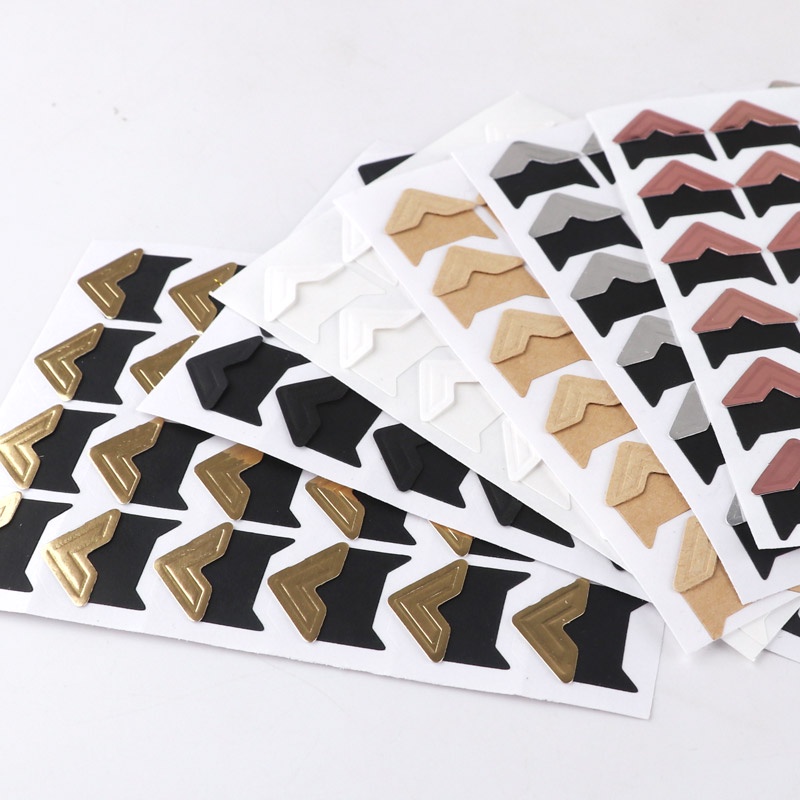Set 24 Miếng Dán Góc Khung Ảnh Trang Trí Kiểu Vintage diy