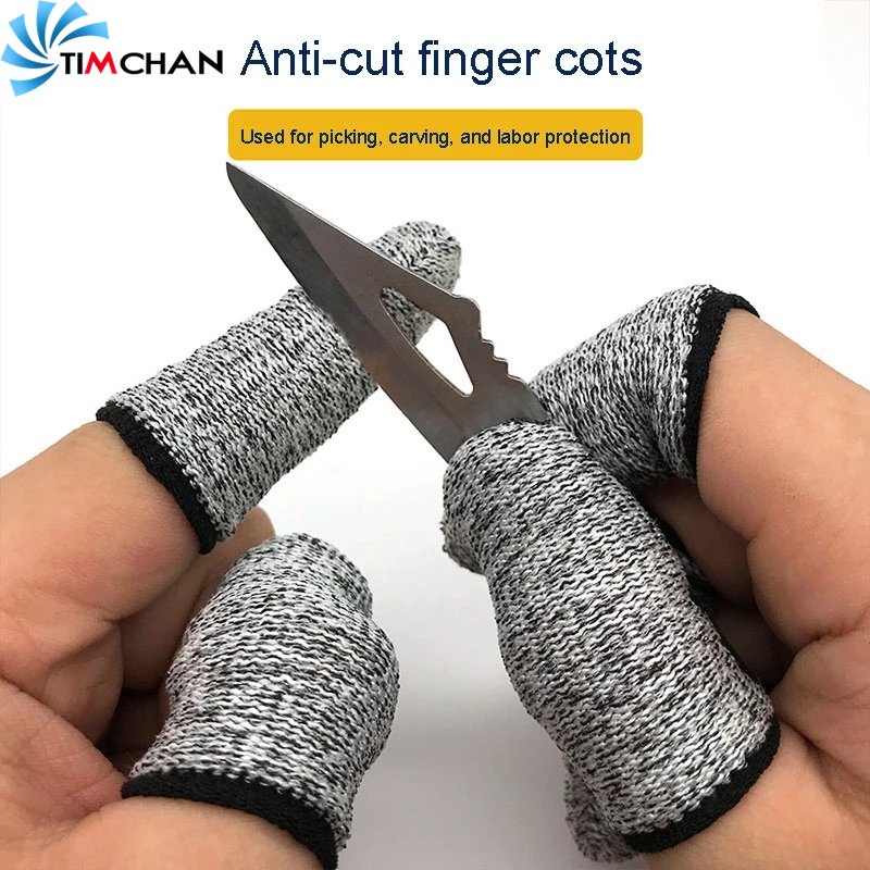 Bộ 2 Vỏ Bọc Bảo Vệ Ngón Tay Chống Mài Mòn Chống Trượt An Toàn Tái Sử Dụng Được