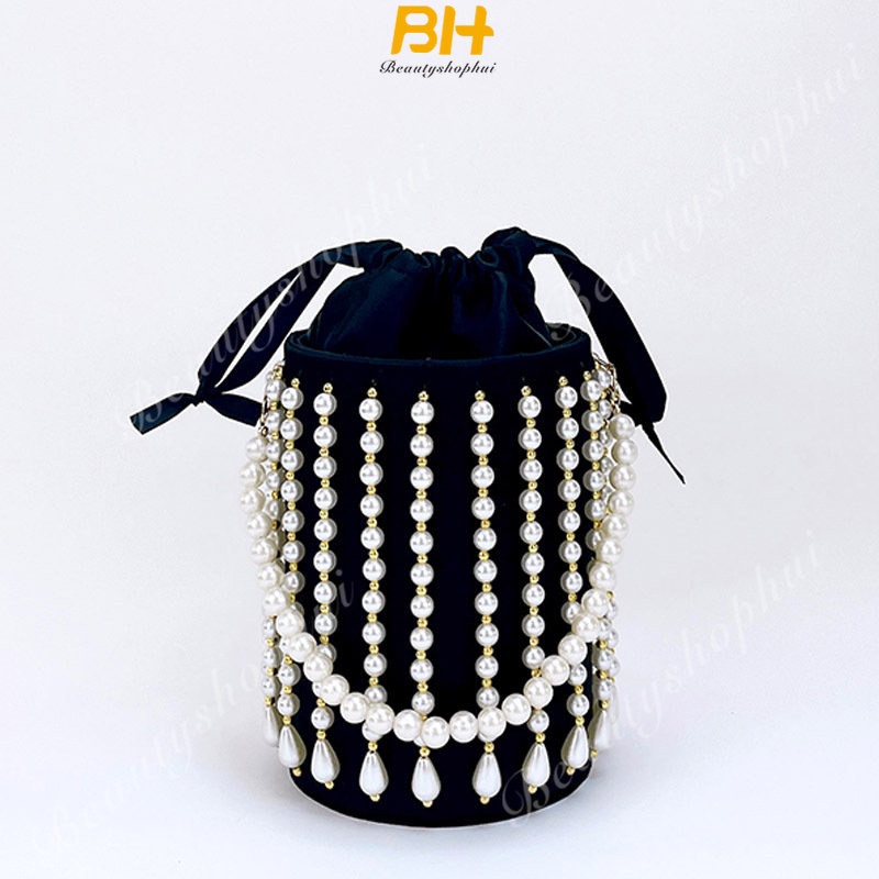 Guling Jinggui 2023 Túi Xách Đeo Chéo Đính Hạt Ngọc Trai Cao Cấp Thời Trang Cho Nữ