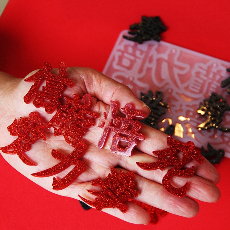 Khuôn Silicone Làm Mặt Vòng cổ Bằng Resin Acrylic