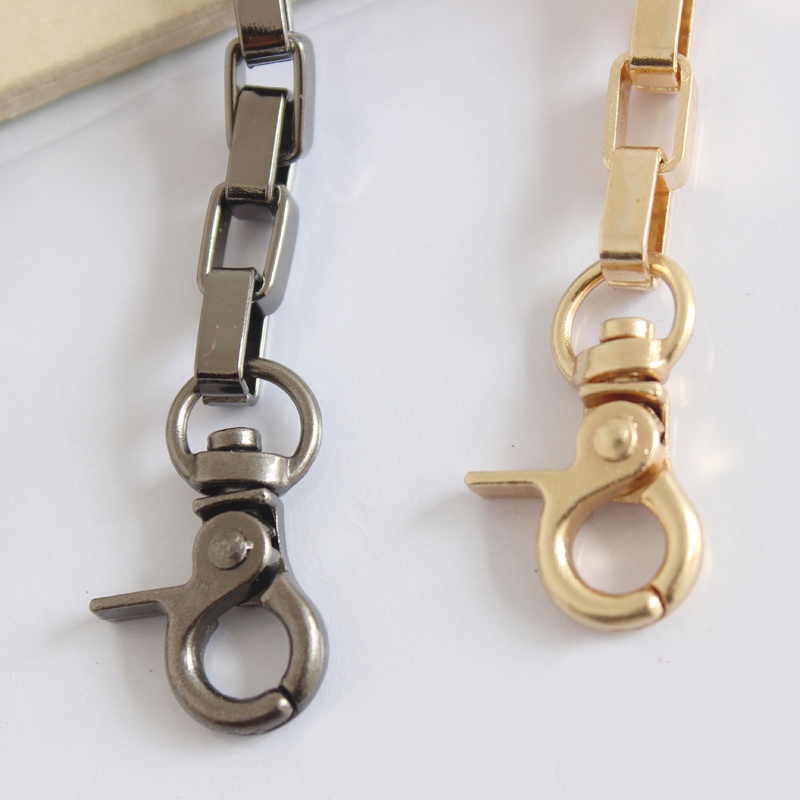 Dây Xích Túi Xách Thay Thế Bằng Nhôm Bản Rộng 7mm Hình Chữ Nhật