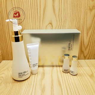 Set sữa rửa mặt SUM trắng dạng gel cao cấp 4 món sản phẩm