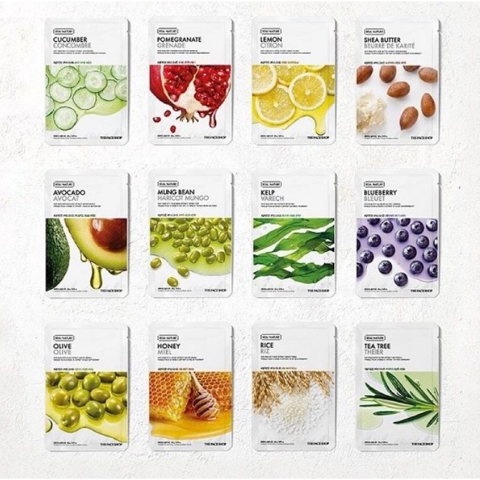 Mặt Nạ THEFACESHOP Mask Real Nature 20g