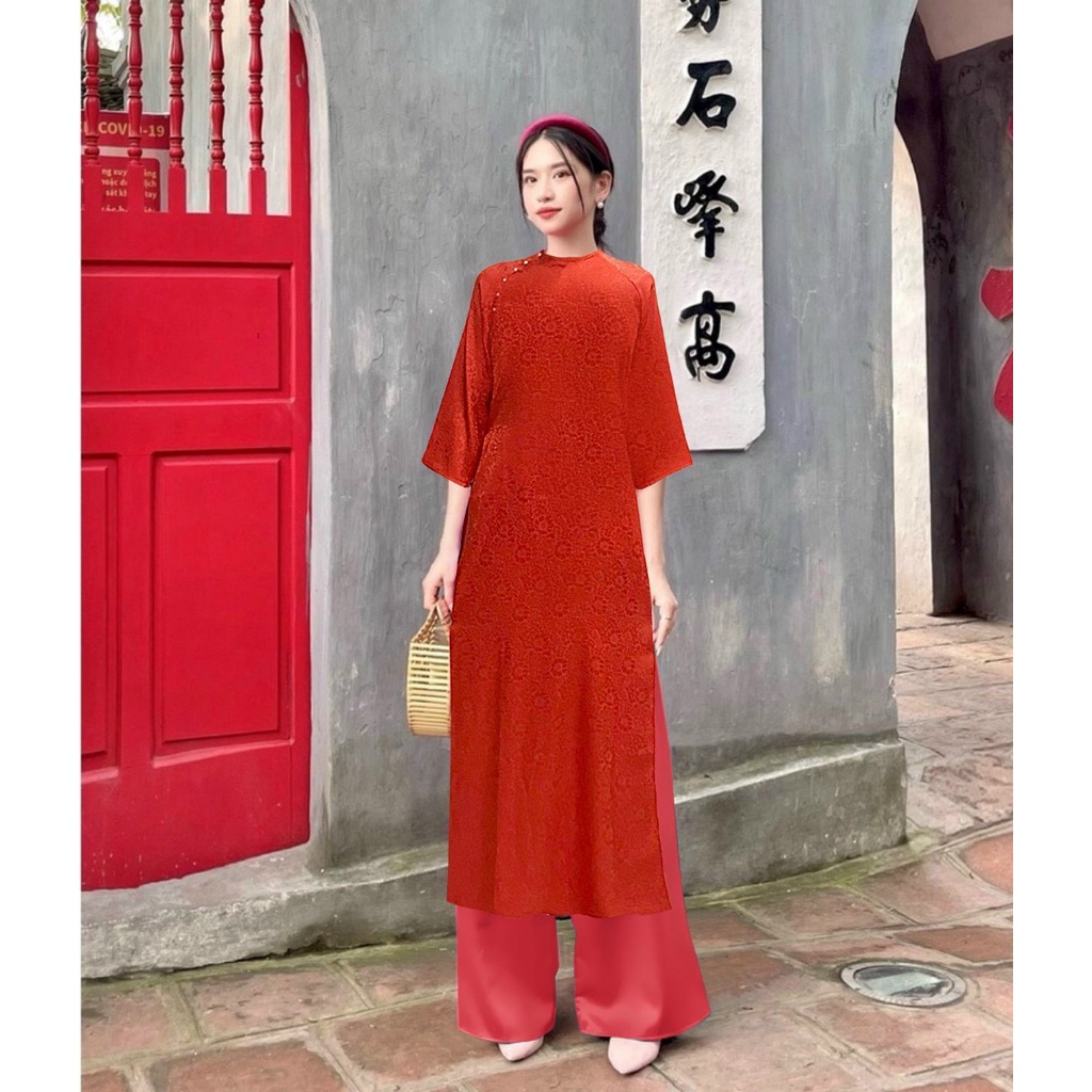GIÁ XƯỞNG - Áo dài truyền thống gấm Thái Tuấn