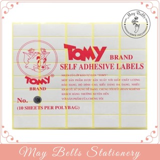 Xấp 10 Tờ Giấy Decal A5 Tomy (Mã 99-124), Decan Nhãn Dán In Tem Sản Phẩm, Tem Dán Ống Nghiệm