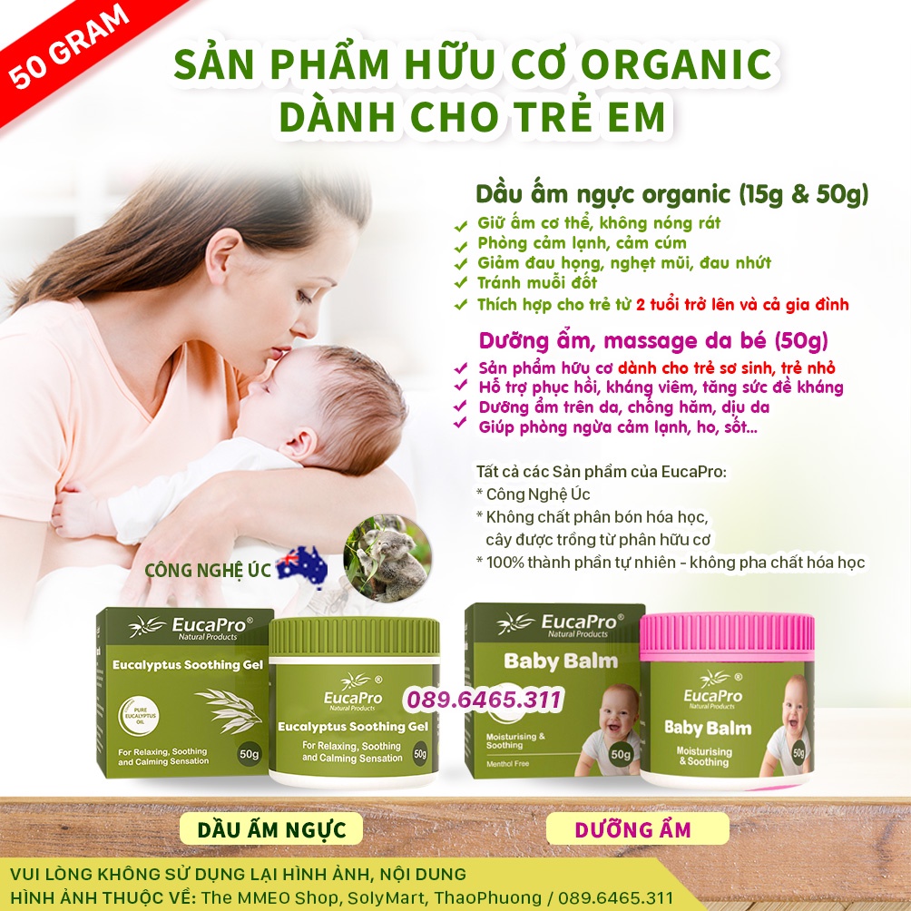 Cao đặc từ Tinh dầu khuynh diệp Úc - Thảo được không hóa chất dành cho trẻ em Giống dầu cù là truyền thống hương khuynh