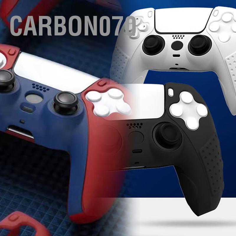 Carbon070 Vỏ bọc silicon chống trượt Gamepad Nắp bảo vệ tay cầm cho bộ điều khiển trò chơi PS5