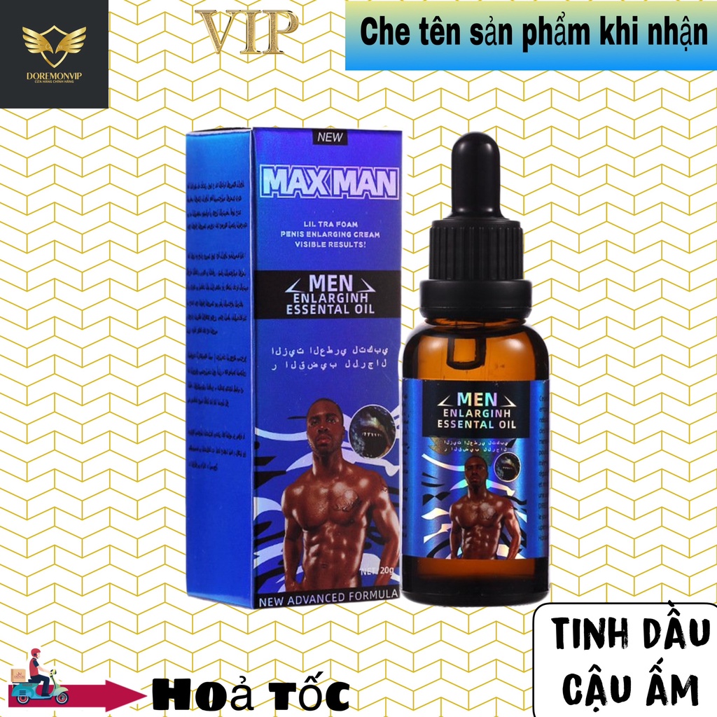 Tinh Dầu MaxMan Tăng Kích Thước Cậu ấm 20cm Dễ Dàng Nhanh Chóng, Kéo Dài thời gian yêu