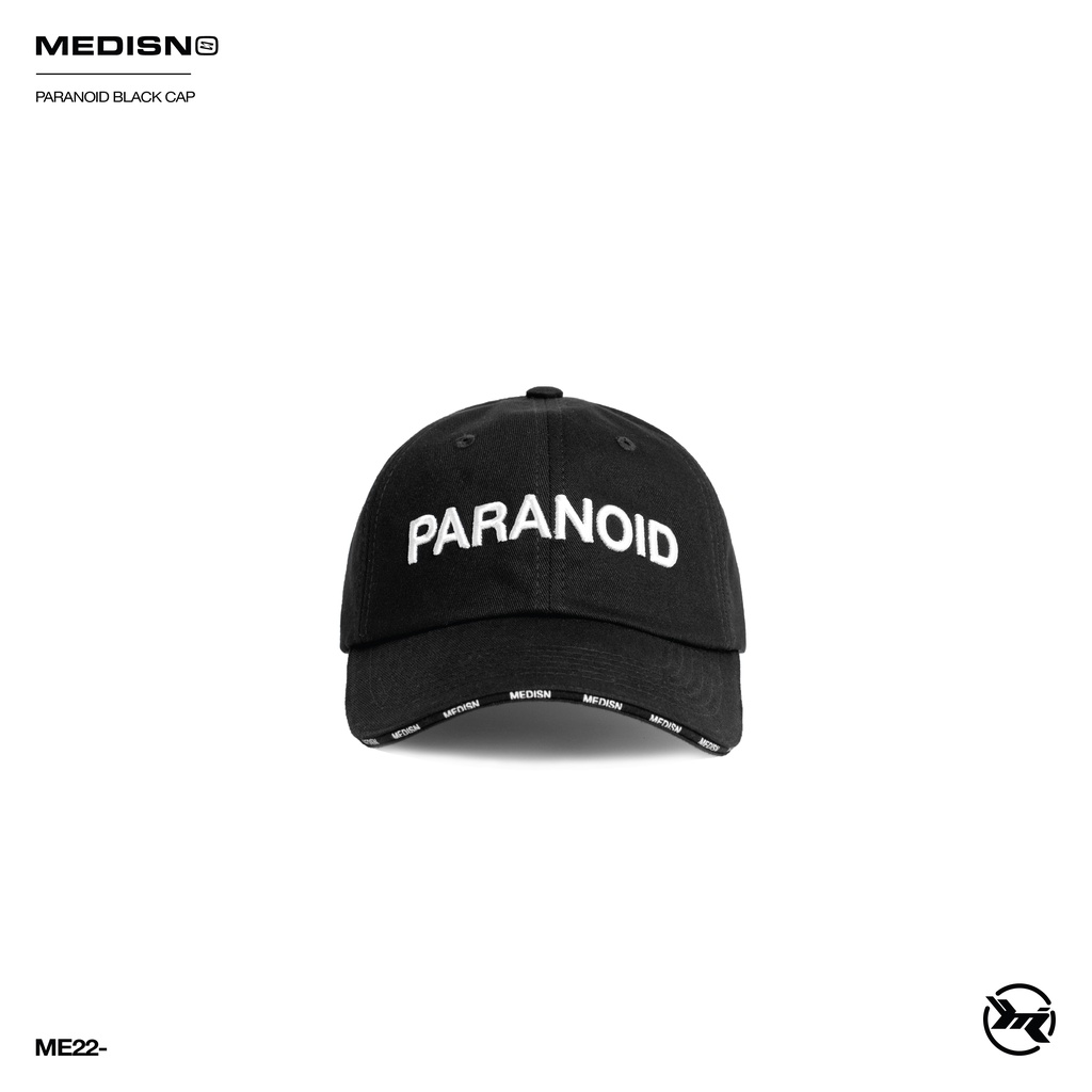 MEDISN - Nón lưỡi trai PARANOID CAP/ BLACK