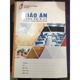 Sổ giáo án a4 200 trang hải tiến