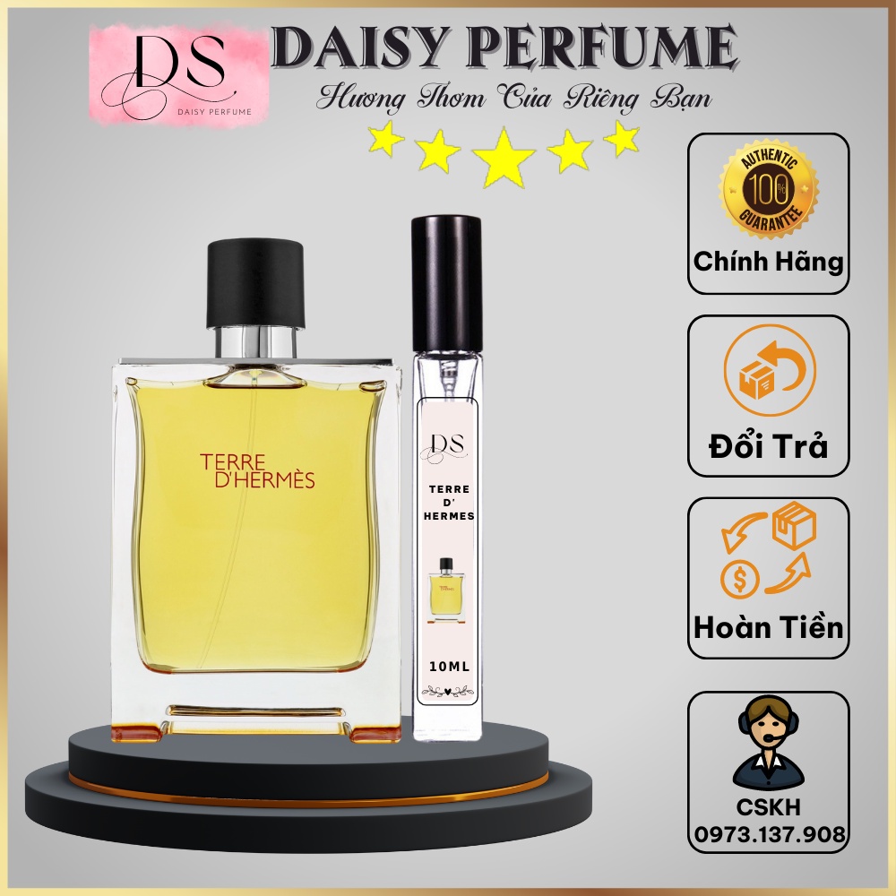 [CHÍNH HÃNG] Mẫu Thử Nước Hoa Nam Terre d' Hermes EDT Chiết 10ml