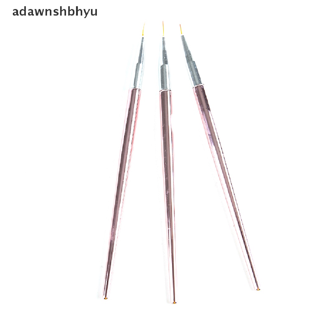 Set 3 Cọ Vẽ Trang Trí Móng Tay Nghệ Thuật Chuyên Dụng