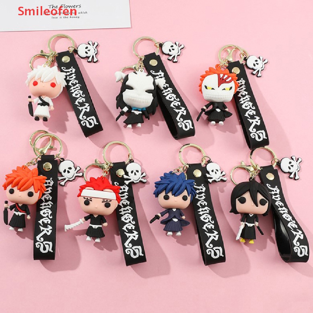 1 Móc Khóa Mô Hình Nhân Vật Kurosaki Ichigo Hoạt Hình BLEACH Bằng PVC Mới
