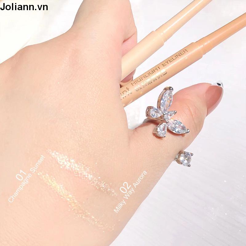 🎐Joliann🎐Bút  Phấn mắt Sweet Mint sáng màu trắng điểm nhũ ánh ngọc trai lâu trôi chống thấm nước