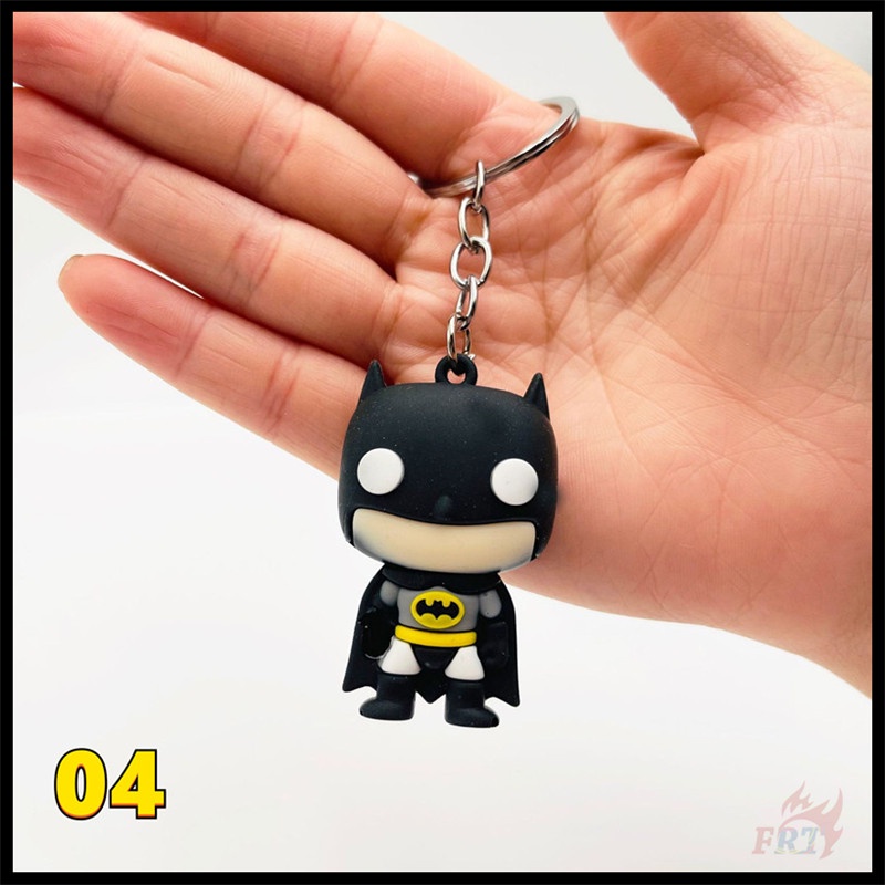 ✪ Móc Khóa Hình Captain America / Spider-Man / Iron Man / Deadpool / Wonder Woman / Batman - Siêu Anh Hùng ✪ 1 Mặt Dây Chuyền Chìa Khóa Bằng Silicone