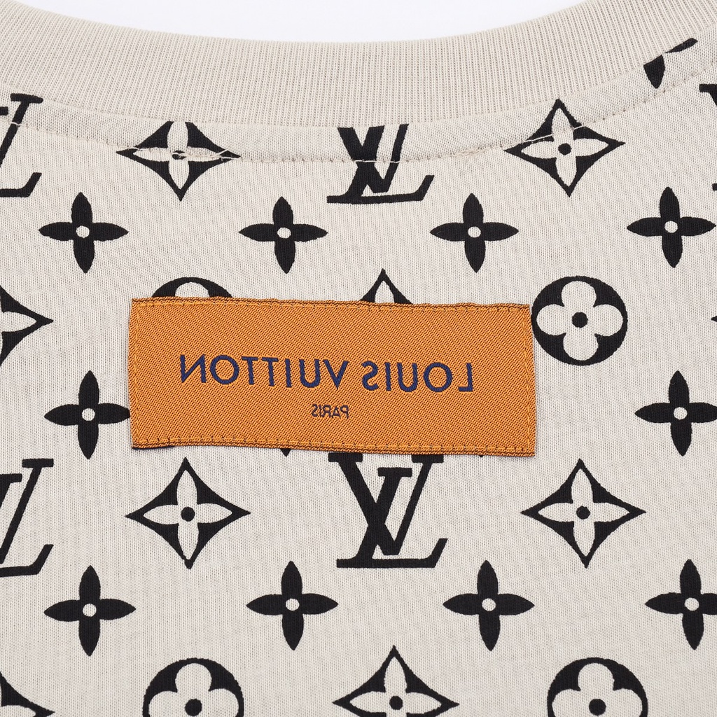 Áo Thun Nỉ In Logo Monogram Thiết Kế Sang Trọng Phong Cách Đường Phố 22ss