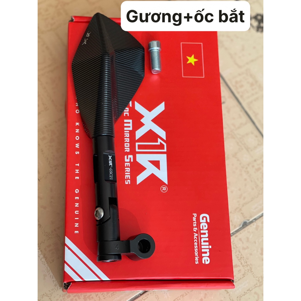 Gương 5 Cạnh Hàng X1R Chính Hãng Xoay Gập Thoải Mái Không Sợ Trờn zen Lắp Được Nhiều Dòng Xe