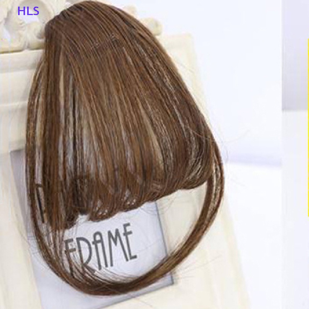 [HLS] Tóc Giả Kẹp Mái Giả Thật Dáng Ôm Không Đường May Phía Trước Cho Nữ