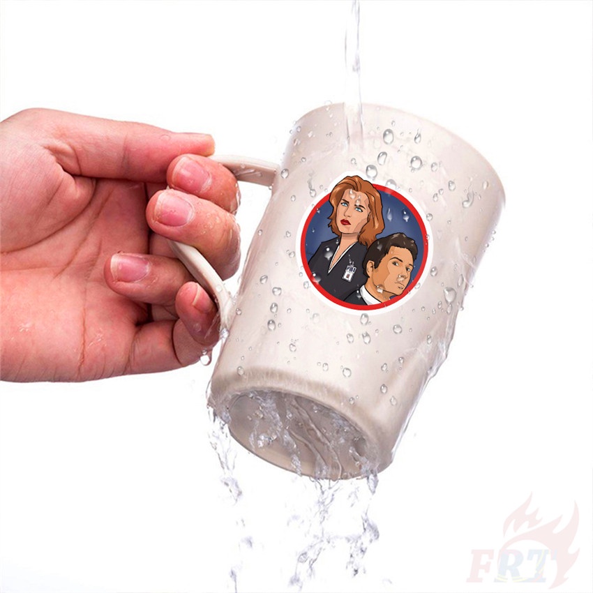 ❉ Miếng Dán Trang Trí Hình Chữ X-Files Độc Đáo ❉ Bộ 50 Sticker Chống Thấm Nước Họa Tiết Doodle Hợp Thời Trang