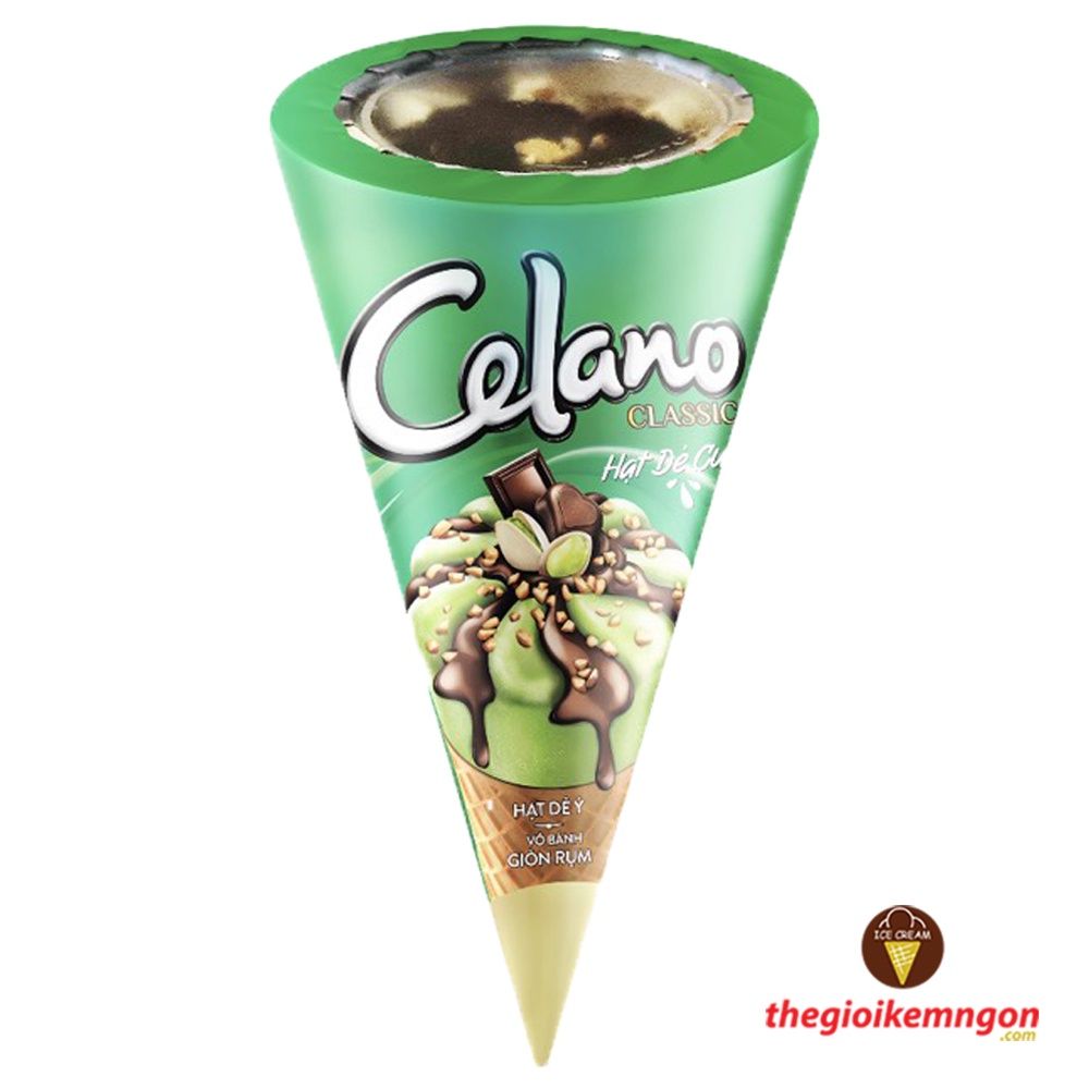 Kem ốc quế hạt dẻ cười Celano Classic 110ML