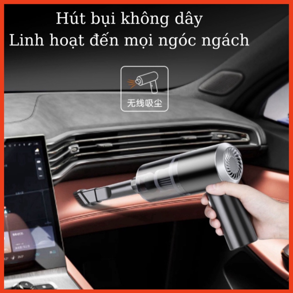 Máy hút bụi cầm tay mini hút bụi ô tô giường đệm sạc cổng tiếp nối USB tiện nghi nhỏ gọn - HB1 | BigBuy360 - bigbuy360.vn