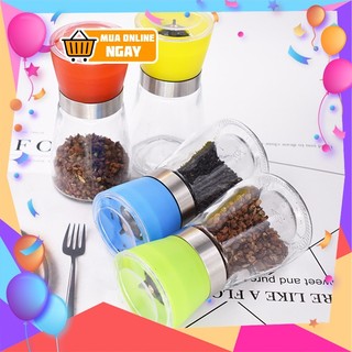 [HSP18] Máy xay tiêu cầm tay 🌟✨ [SIÊU TIỆN] 🎁💕 Máy xay tiêu mini bằng thủy tinh xay cực nhanh, cực dễ