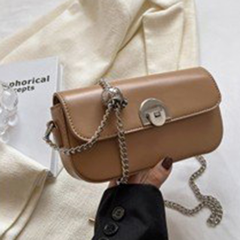 Túi Đeo Chéo Màu Sắc retro Đơn Giản Cho Nữ