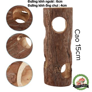 Ống chui gỗ. Đồ chơi gỗ cho hamster