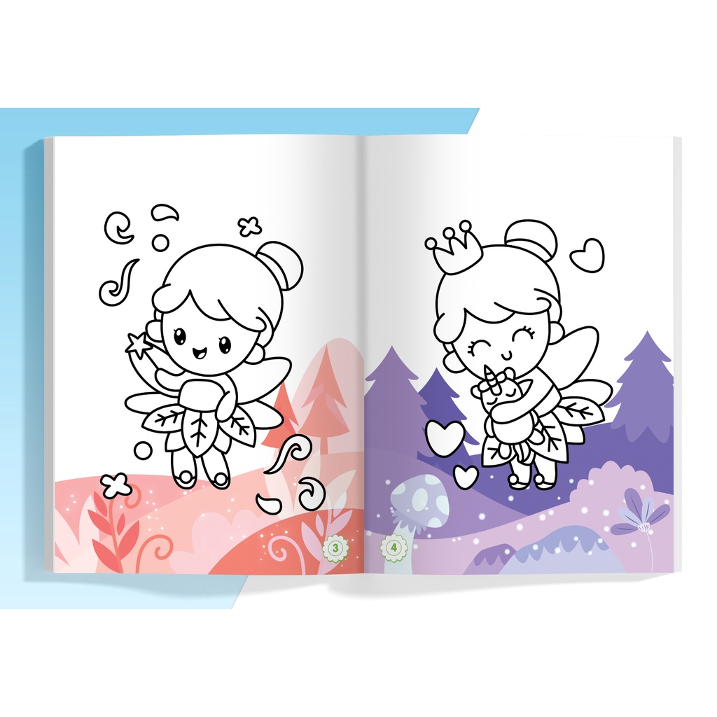 Sách Tô màu diệu kỳ - Cô tiên xinh