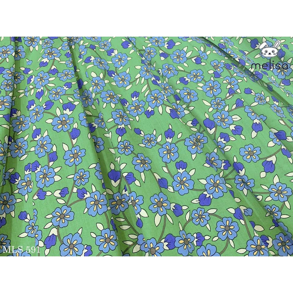 Đầm Melisa xanh hoa