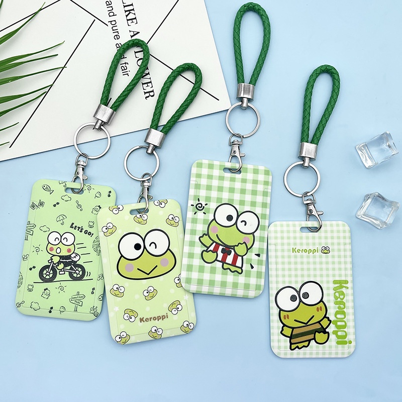 Ví Đựng Thẻ / Tài Liệu / Thẻ Hình Chú Ếch Mắt To Hoạt Hình Phong Cách Mới 2023