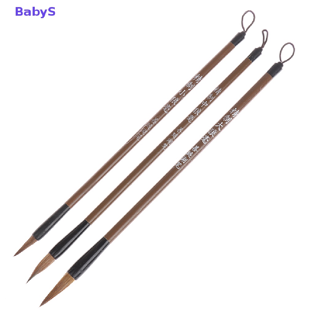 Set 3 Bút Cọ Viết Thư Pháp Trung Hoa