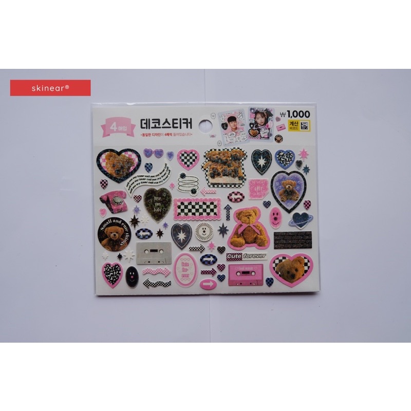 SẴN | Sticker Daiso Hàn Quốc Chính Hãng Decor Siêu Xinh Tách lẻ