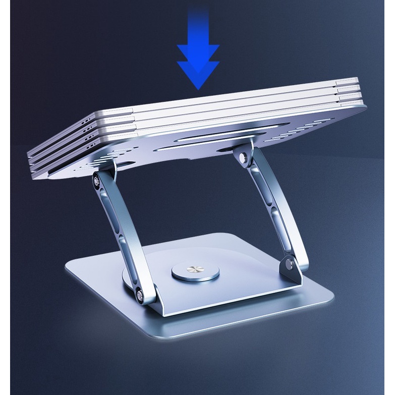 T602, T602G Giá đỡ laptop, Macbook, máy tính bảng iPad chân xoay 360 độ DIGIMIX công thái học