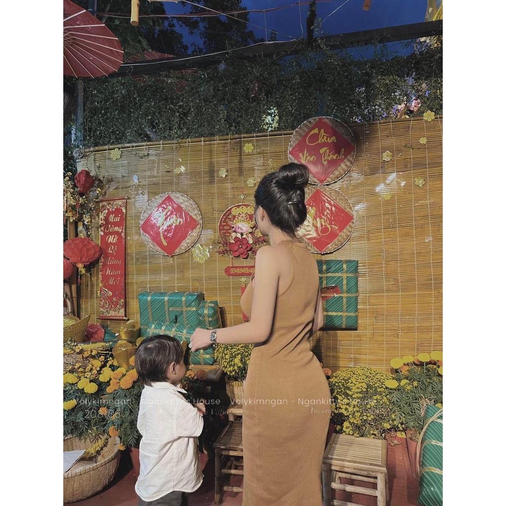 Đầm ba lỗ len mo.on.lig.ht