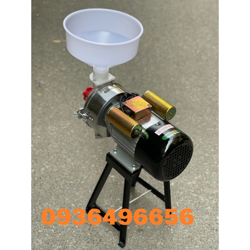 Máy xay bột ướt, xay gạo, đỗ làm bánh, máy xay bột gạo nước inox 20-30kg/h đầu inox